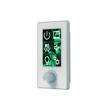 BSS OMNI-KP-6BV-WH - Panel de Control Mural con 6 Botones LCD y Encoder Rotatorio - Blanco - Tempo Shop