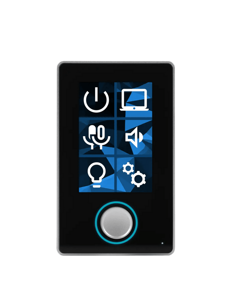 BSS OMNI-KP-6BV-BL - Teclado de Control Dinámico con 6 Botones LCD y Encoder Rotatorio - Negro