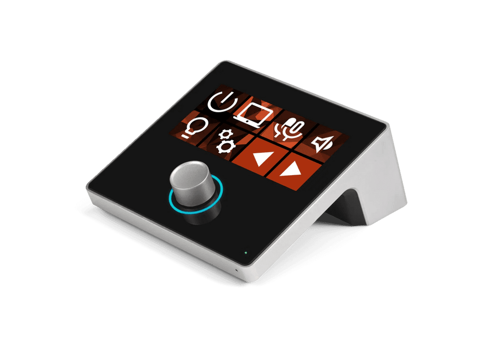 BSS OMNI-KP-T8BV - Teclado Dinámico de Sobremesa con 8 Botones LCD y Control Rotativo