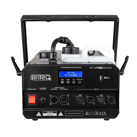 Briteq BT-FOG 2000 - Máquina de humo profesional DMX de 2000W