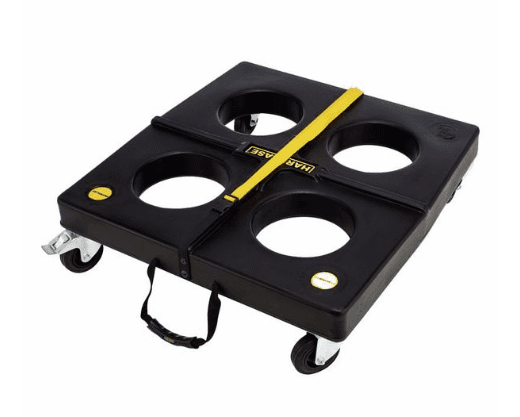 Hardcase HNTROLLEY - Trolley de transporte para estuches de bombo hasta 22" (150 kg)