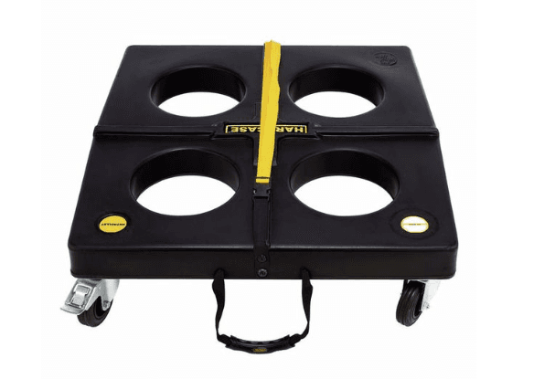 Hardcase HNTROLLEY - Trolley de transporte para estuches de bombo hasta 22" (150 kg)