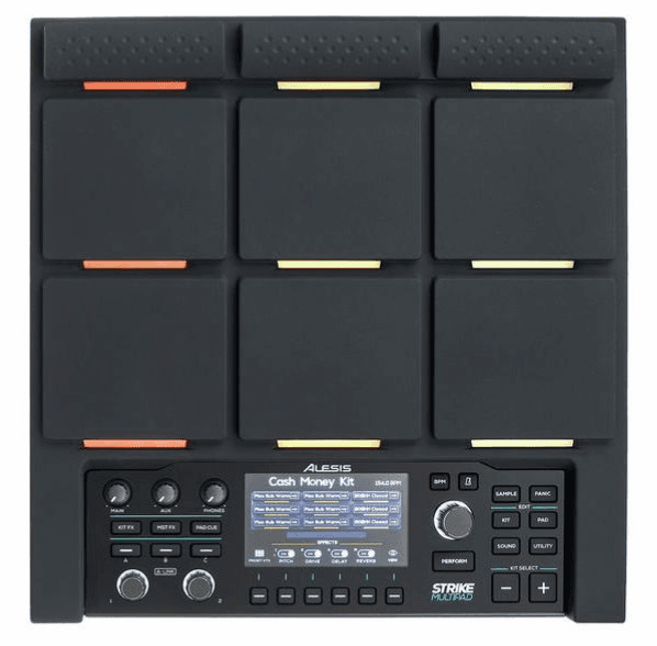 Alesis STRIKE MULTIPAD – Multipad de percusión y sampleo con 9 pads RGB, sampler/looper e interfaz de audio USB