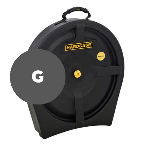 Hardcase HNP6CYM20G - 20" granite cymbal case