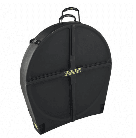 Hardcase HN28-30G - Estuche para gong/tam tam 28"–30" con ruedas y forro completo