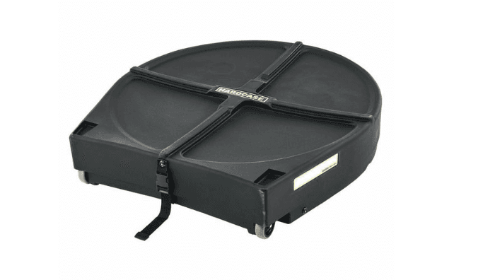 Hardcase HN28-30G - Estuche para gong/tam tam 28"–30" con ruedas y forro completo