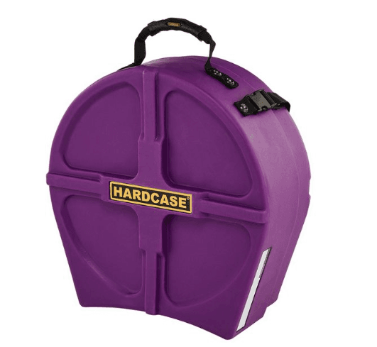 Hardcase HNP14SPU - Estuche rígido para caja 14" (color Purple) con acolchado y diseño apilable