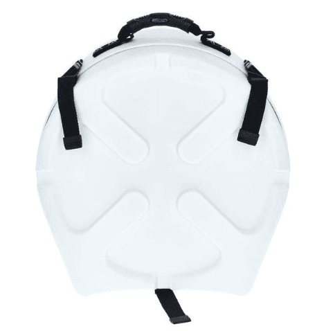 Hardcase HNP14SW - Estuche rígido para caja de 14" blanco con pads, tapa telescópica y diseño apilable