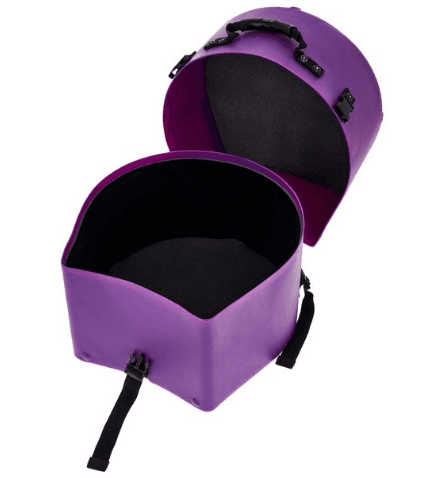 Hardcase HNL12TPU - Estuche rígido para tom de 12" con forro completo (morado)