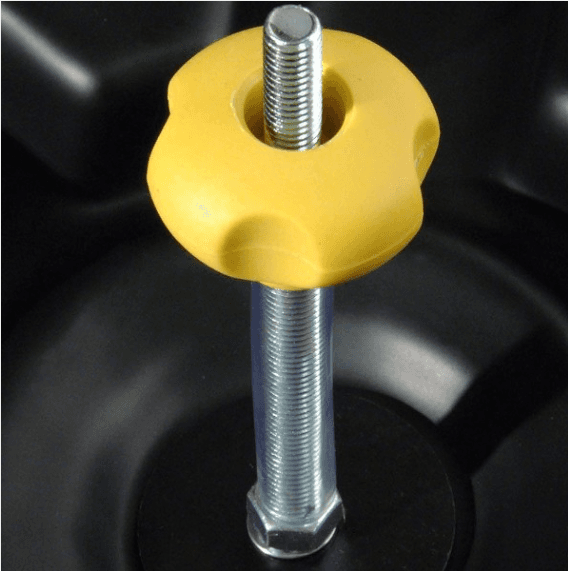 Hardcase HNKIT50 - Kit de ruedas y eje para estuche HN52W (recambio oficial para el extremo con eje)