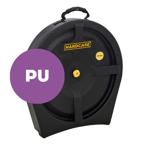 Hardcase HNP6CYM20PU - Estuche rígido de platos 20″ (Purple) para hasta 6 unidades