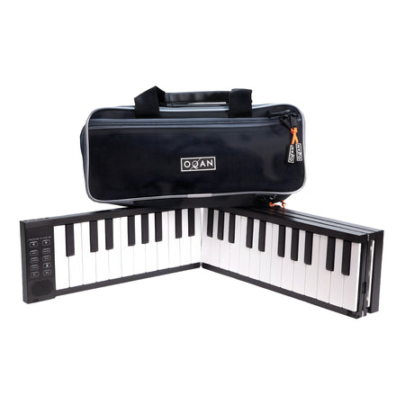 Carry - on BLACK KIT: PIANO 88 BLACK + OQAN BAG - Set piano plegable y funda - Tempo Shop
