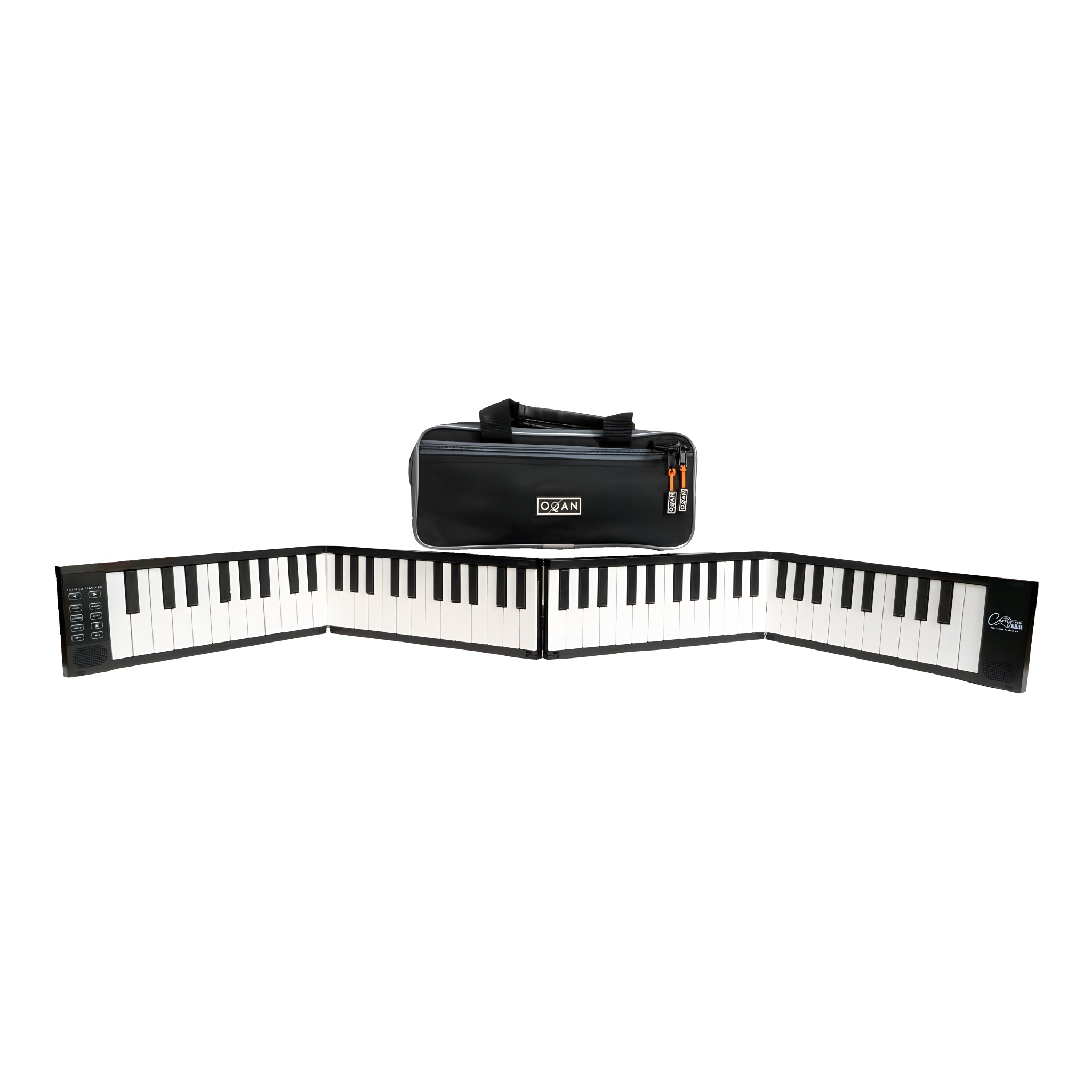 Carry - on BLACK KIT: PIANO 88 BLACK + OQAN BAG - Set piano plegable y funda - Tempo Shop