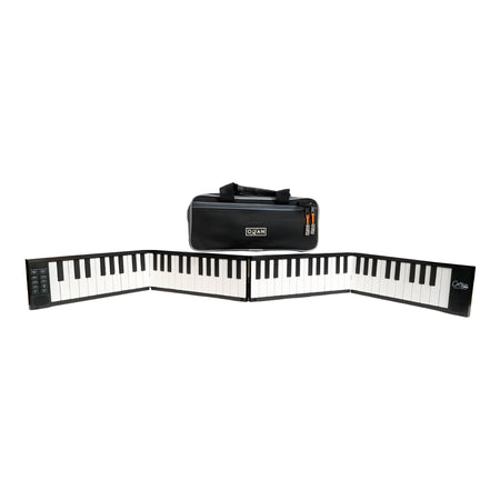 Carry - on BLACK KIT: PIANO 88 BLACK + OQAN BAG - Set piano plegable y funda - Tempo Shop