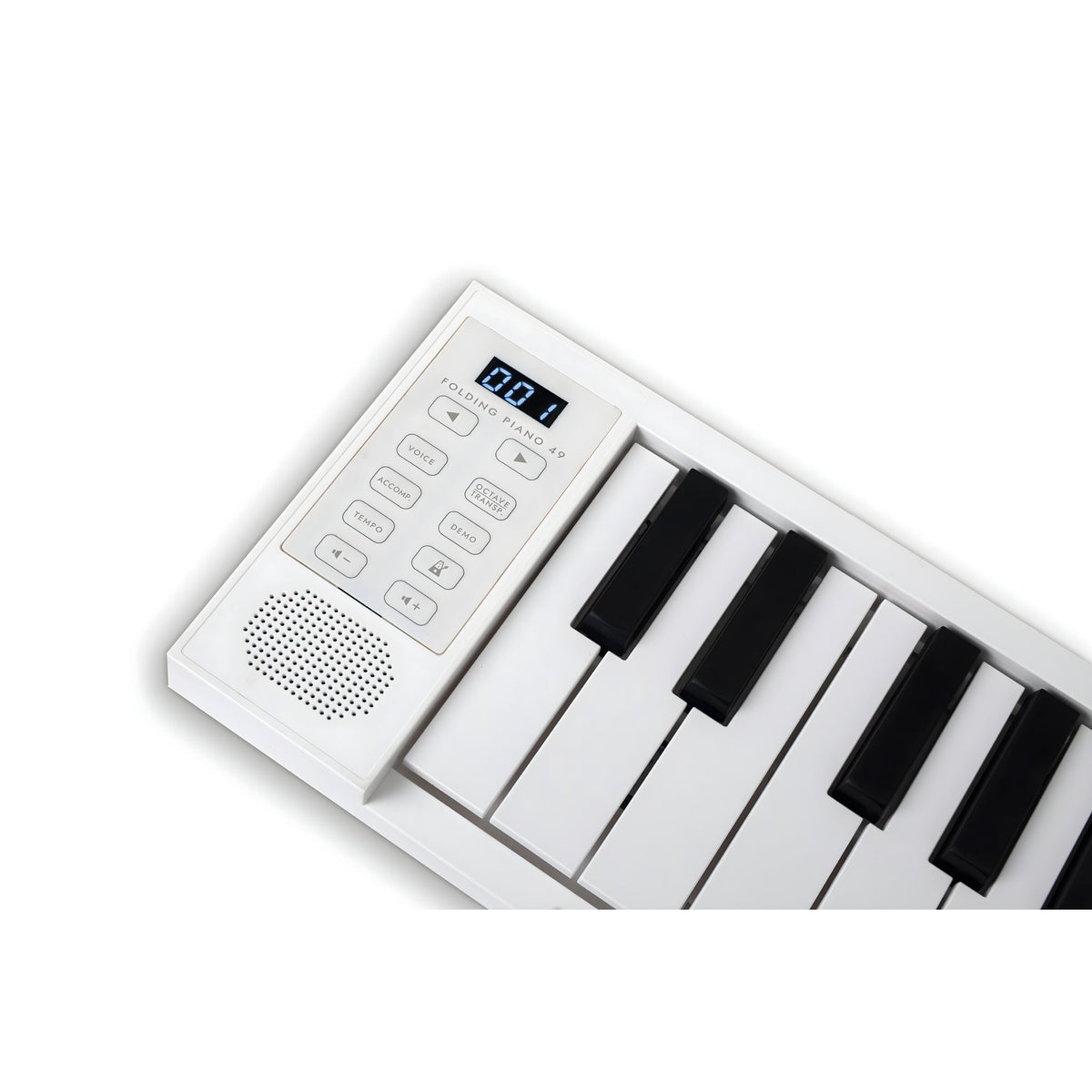 Carry - on FP49 - Controlador MIDI plegable de 49 teclas. Blanco - Tempo Shop