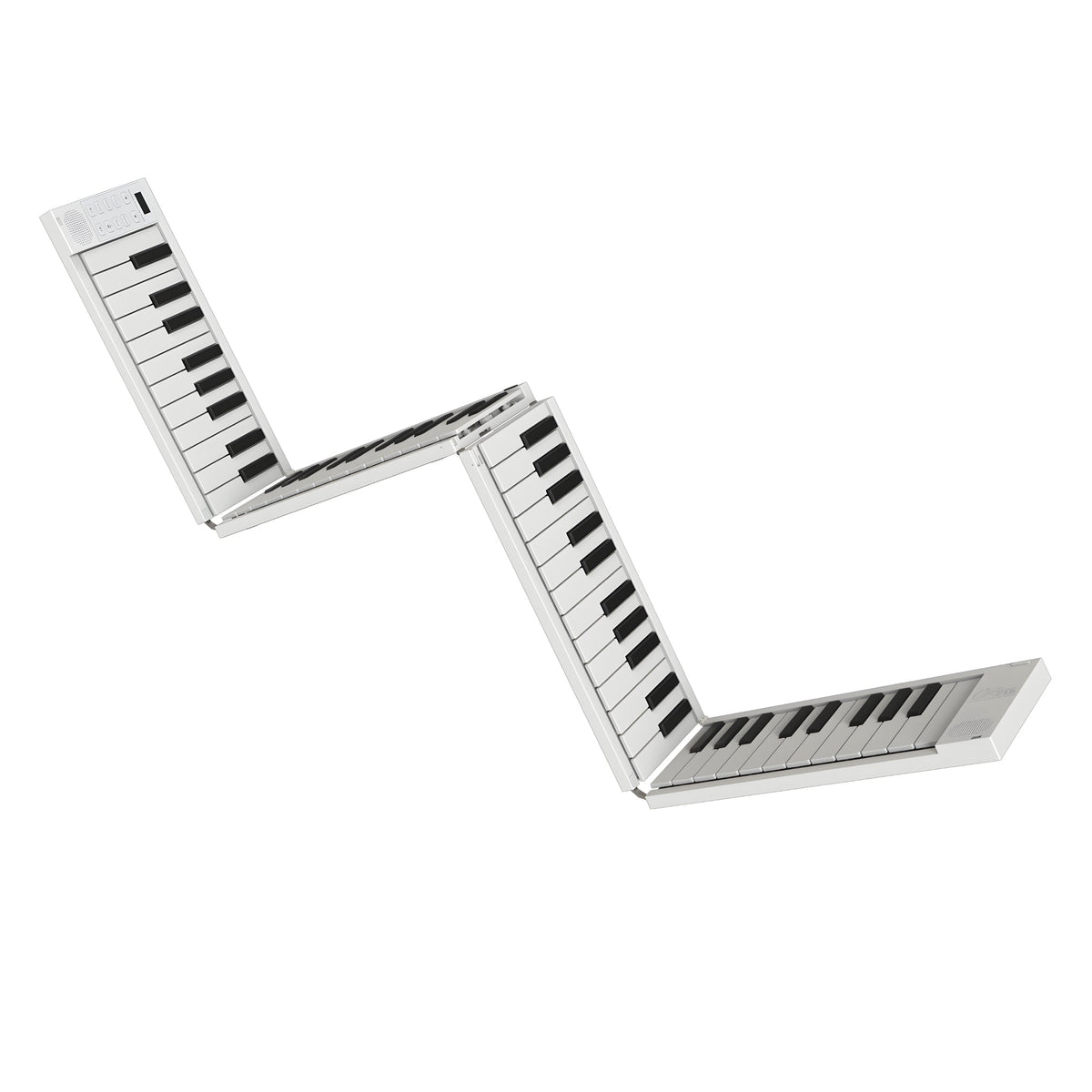 Carry - on FP88T - WT - Controlador MIDI plegable táctil de 88 teclas. Blanco - Tempo Shop