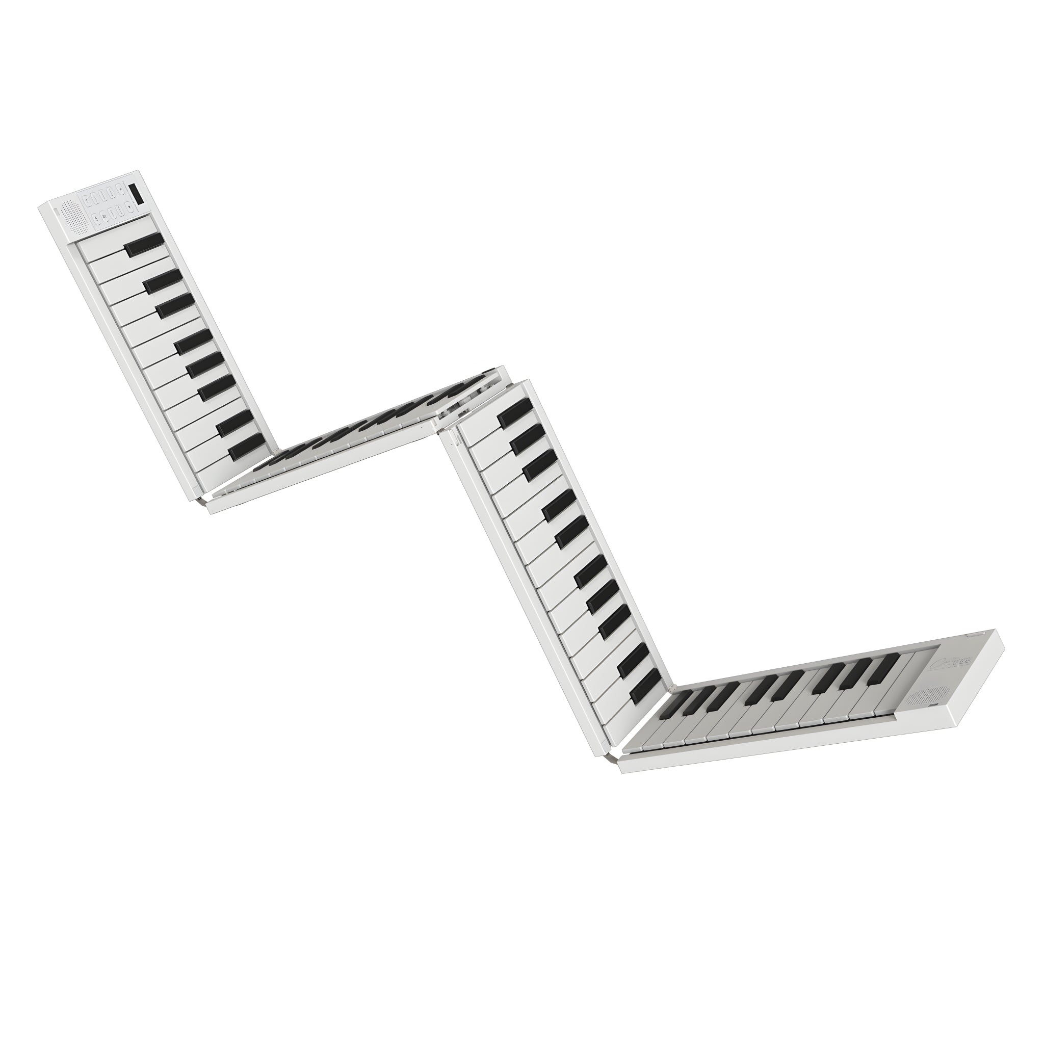 Carry - on FP88T - WT - Controlador MIDI plegable táctil de 88 teclas. Blanco - Tempo Shop