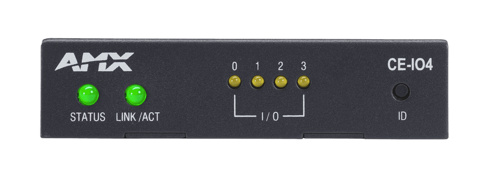 AMX CE-IO4 - Extensor de Control Universal con 4 Puertos I/O y Conectividad IP