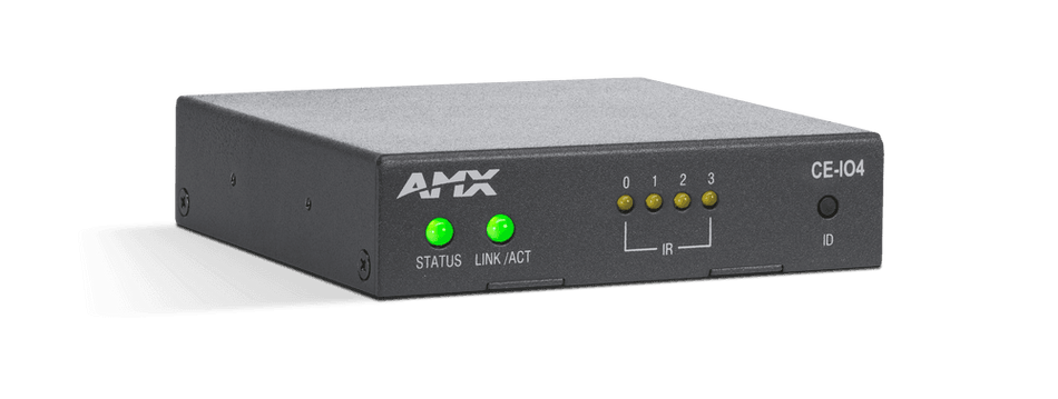 AMX CE-IO4 - Extensor de Control Universal con 4 Puertos I/O y Conectividad IP