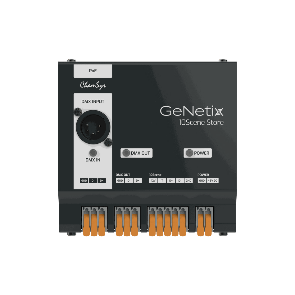 ChamSys GeNetix 10Scene Store - Reproductor autónomo de escenas DMX - Tempo Shop