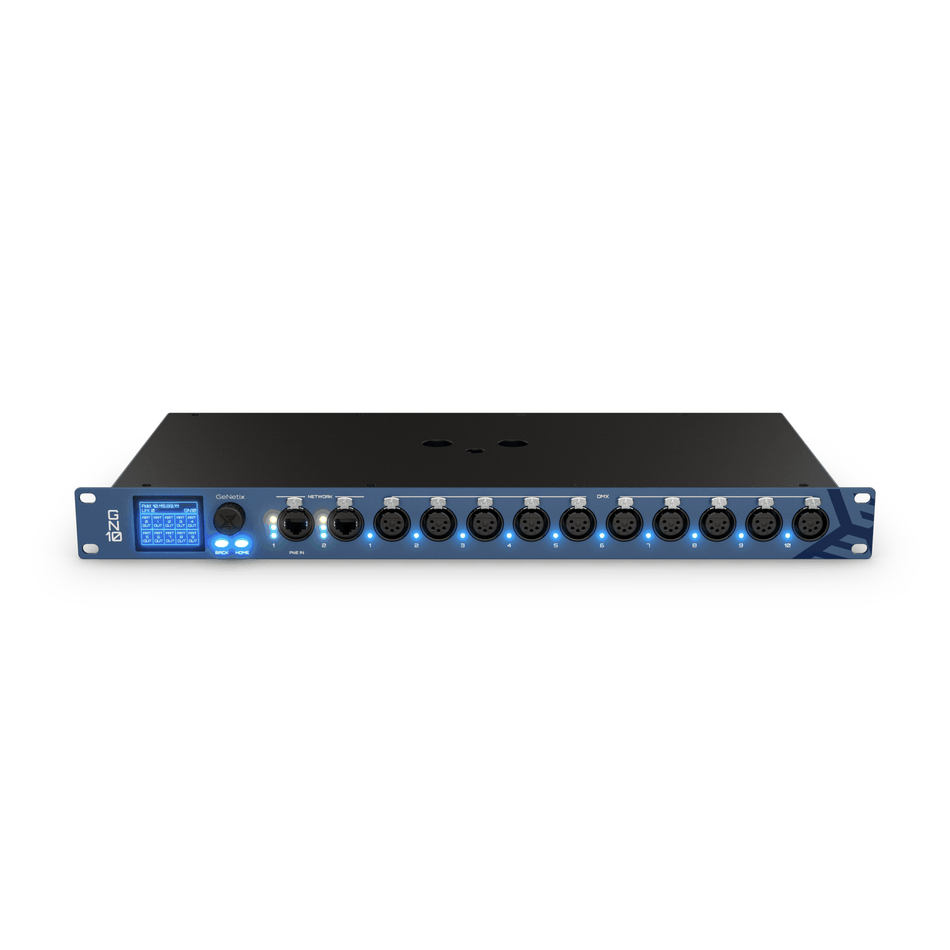 ChamSys GeNetix GN10 - Nodo DMX de 10 puertos - Tempo Shop