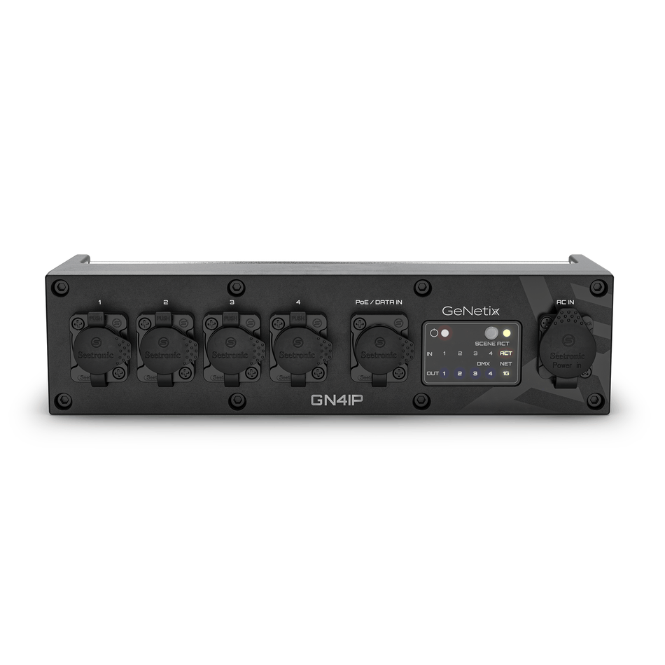 ChamSys GeNetix GN4IP - Nodo Ethernet-DMX de 4 puertos - Tempo Shop