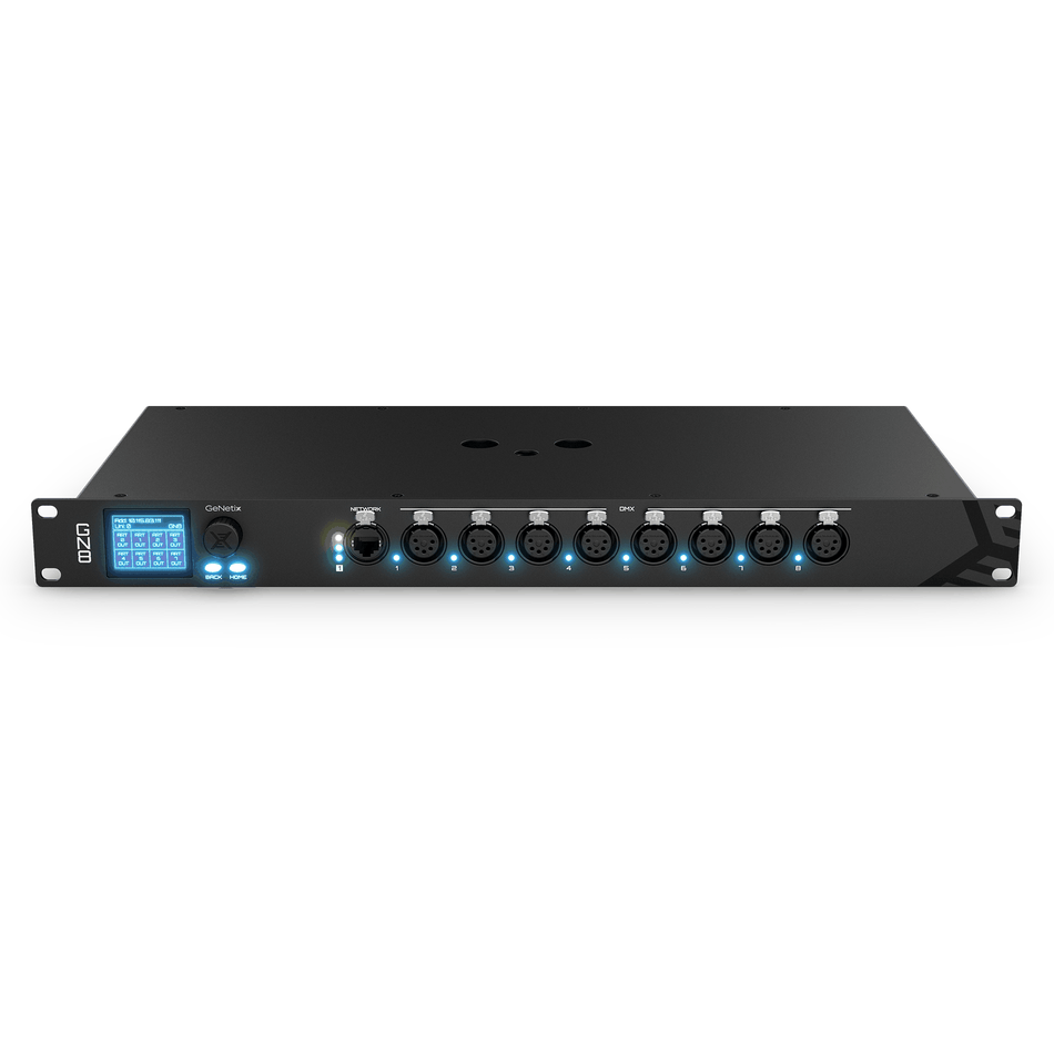 ChamSys GeNetix GN8 - nodo DMX de 8 puertos - Tempo Shop