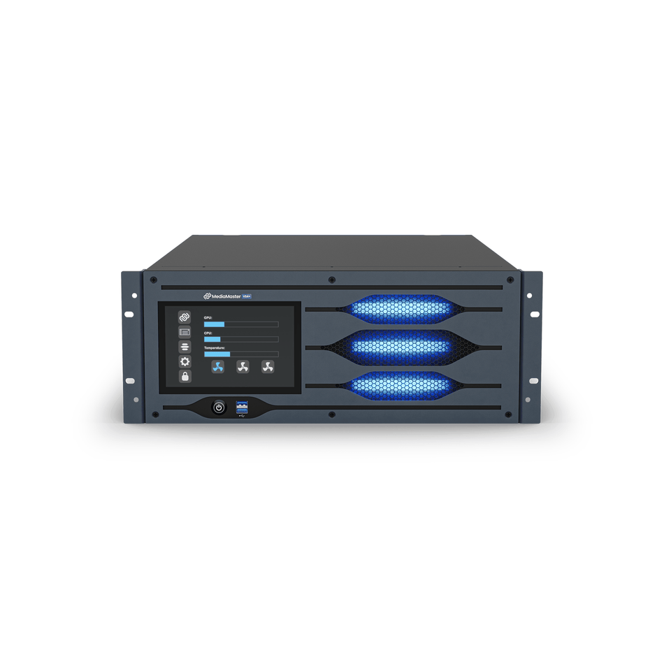 ChamSys MediaMaster VS4+ - servidor multimedia 4K en rack - Tempo Shop