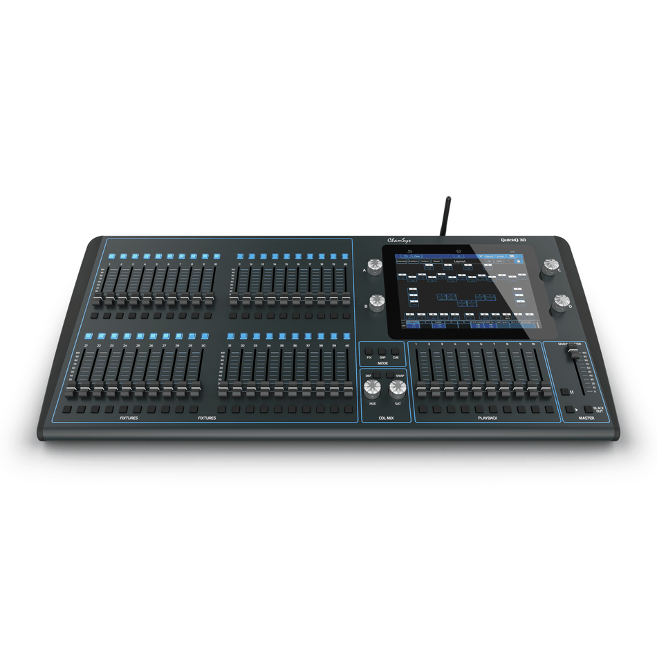ChamSys QuickQ 30 - Consola de control de iluminación - Tempo Shop