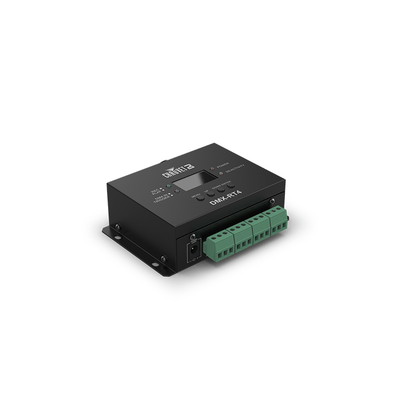CHAUVET DJ DMX-RT4 - Grabador y reproductor DMX con 4 disparadores - Tempo Shop