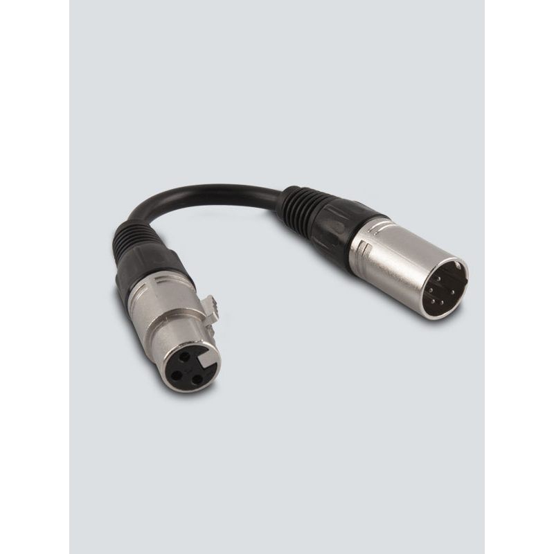 CHAUVET DJ DMX3F5M - Adaptador DMX XLR de 3 a 5 pines - Tempo Shop