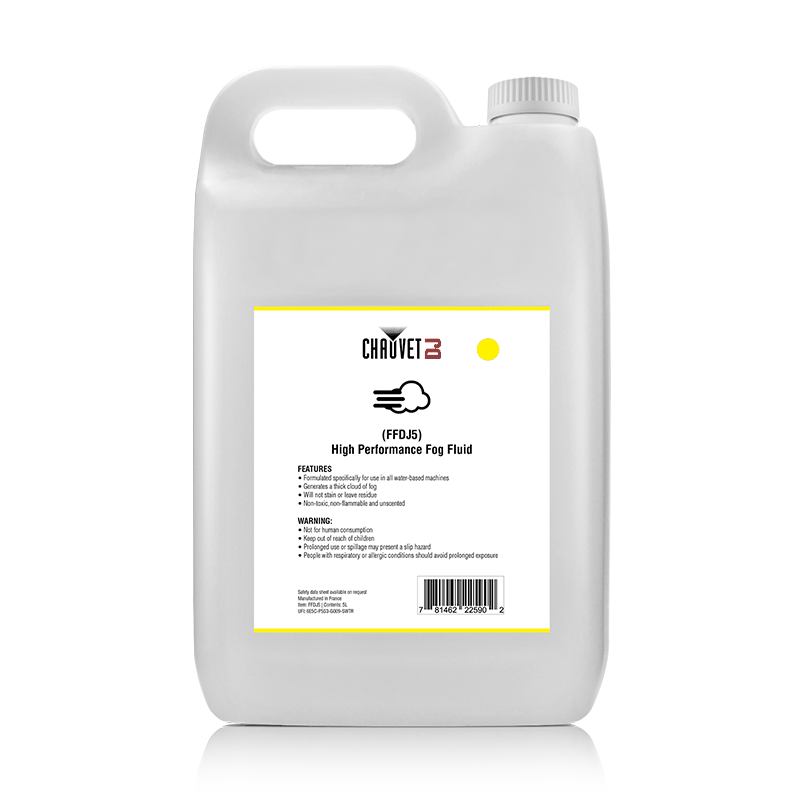 CHAUVET DJ Fog Fluid DJ - Pack de 4 botellas de 5 litros - Tempo Shop