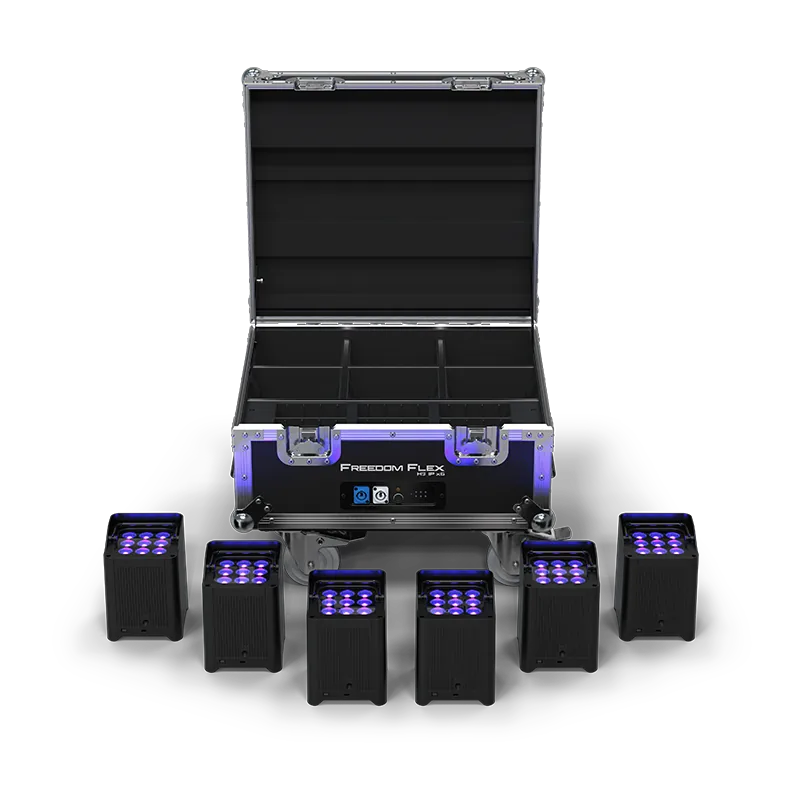 CHAUVET DJ Freedom Flex H9 IP X6 - Kit de 6 focos LED inalámbricos - Tempo Shop