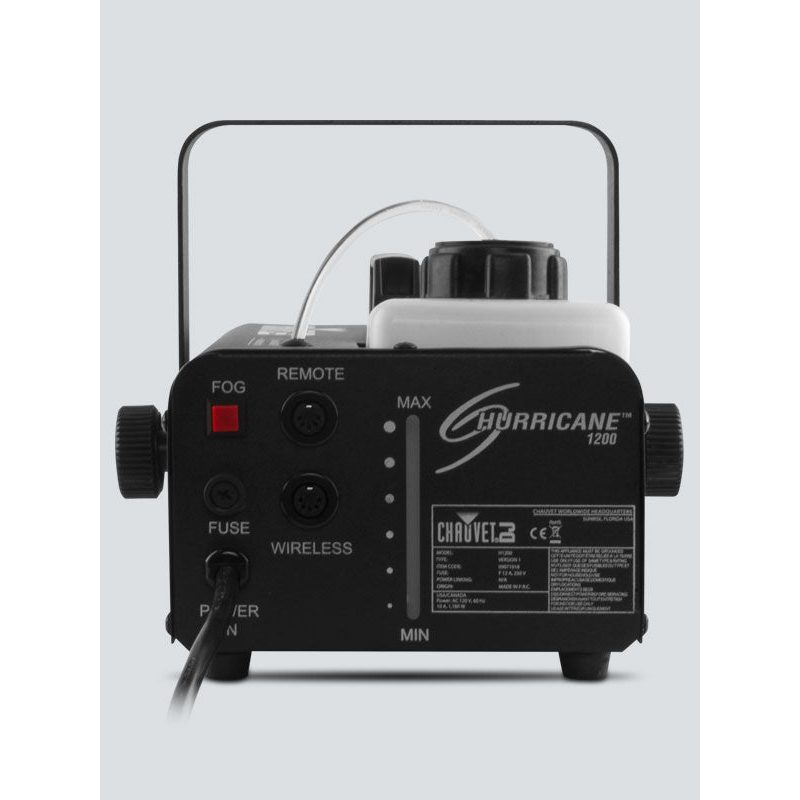 CHAUVET DJ Hurricane 1200 - Máquina de humo de 1180 W - Tempo Shop