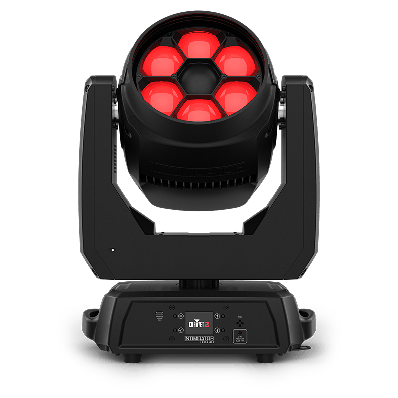 CHAUVET DJ Intimidator Trio XD - Cabeza móvil LED con zoom motorizado
