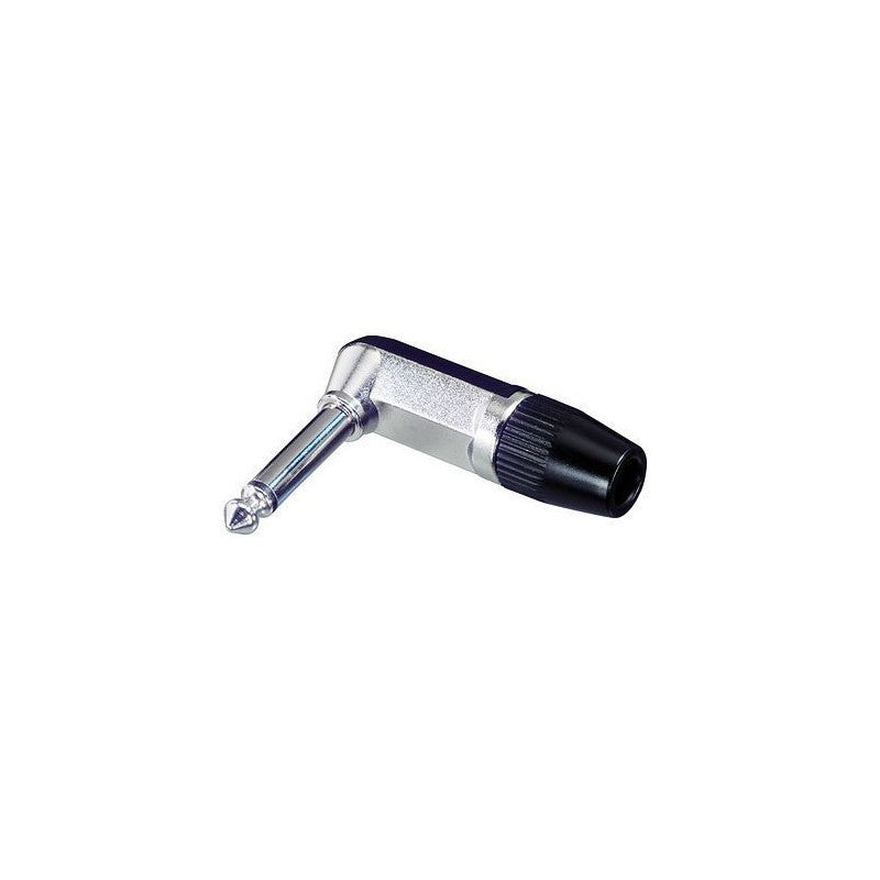 REAN NYS207 - Conector Jack Mono Acodado de 1/4" (6,35 mm)
