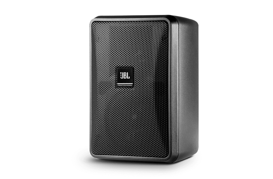 JBL Professional Control 23-1L - Altavoz ultracompacto 8 Ω para interior/exterior con InvisiBall (par en color negro)