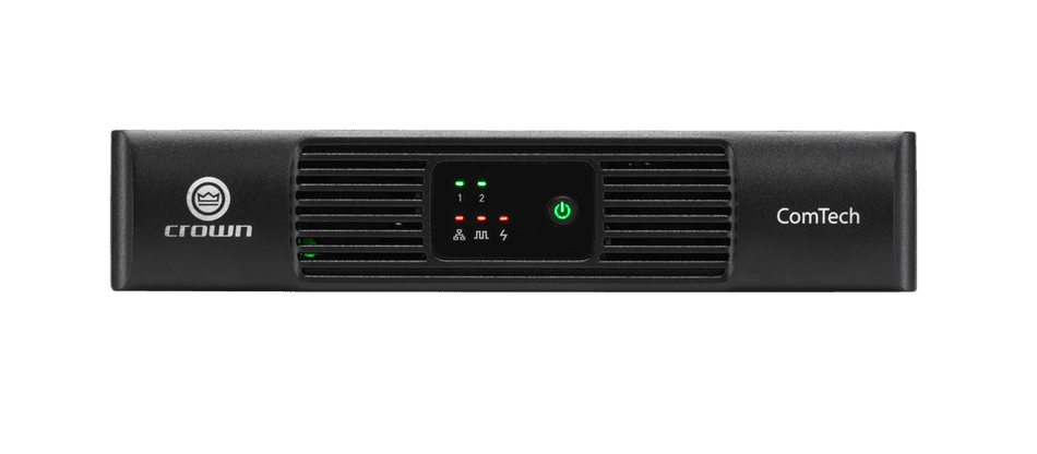 Crown CTD - 2125 - Amplificador Comtech Dante 2X125W - Tempo Shop