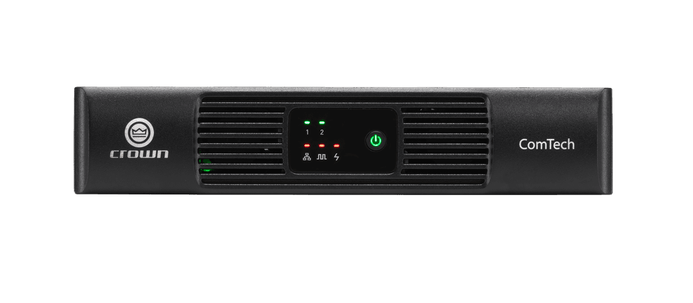 Crown CTD - 2125 - Amplificador Comtech Dante 2X125W - Tempo Shop