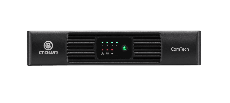 Crown CTD - 4125 - Amplificador Comtech Dante 4X125W - Tempo Shop