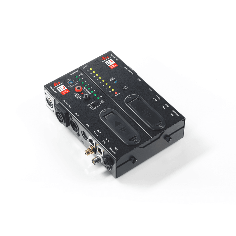 dbx CT3 - Tester avanzado de cables con chasis divisible, generador de tono y soporte multi-conector
