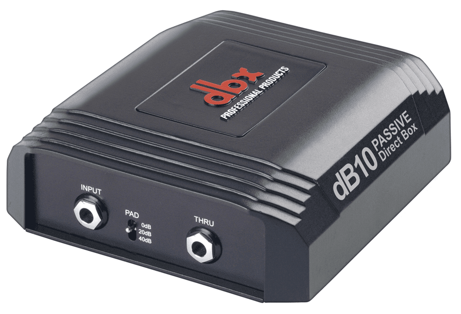 dbx dB10 - Caja directa pasiva con transformador mu-metal y filtro High-Cut