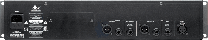 dbx 676 - Canal de micrófono a válvulas con compresor 162SL y EQ de 3 bandas