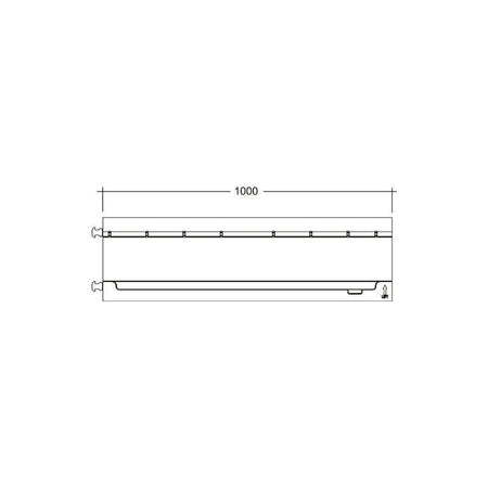 Defender Mini 85200 - Pasacables de 3 Canales Negro y Amarillo