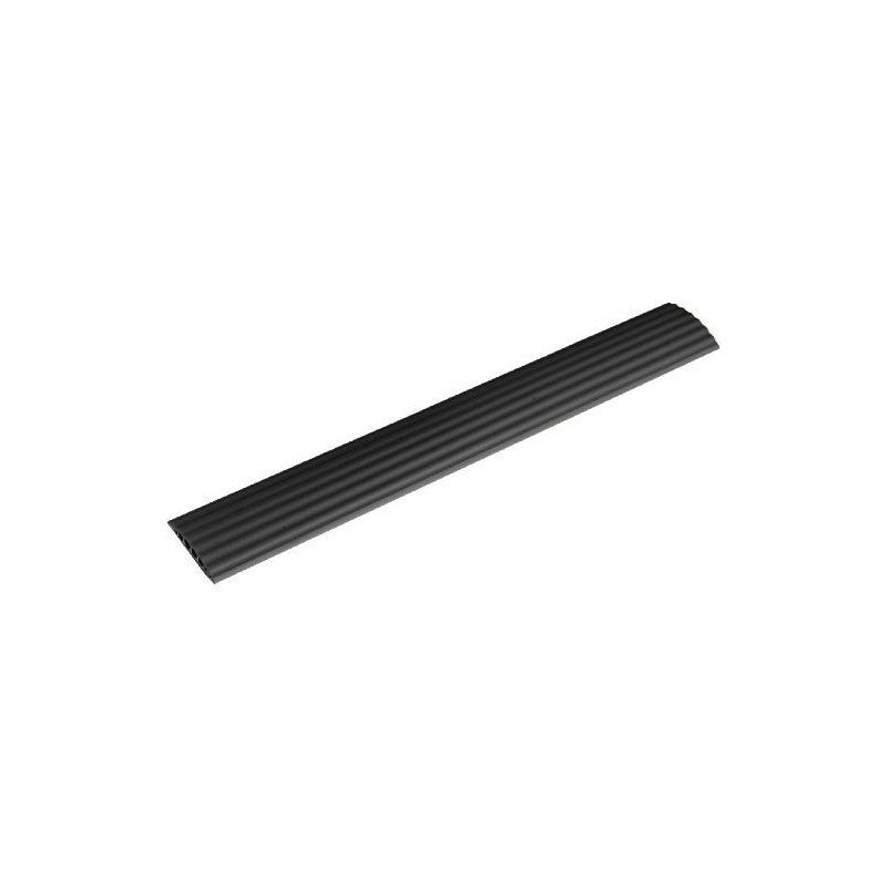 Defender 85160 - Pasacables de oficina 4 canales negro