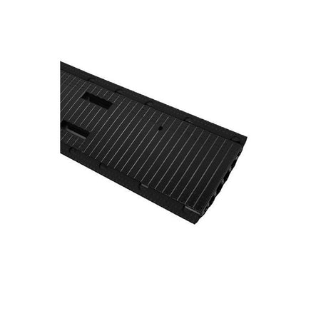 Defender 85160 - Pasacables de oficina 4 canales negro