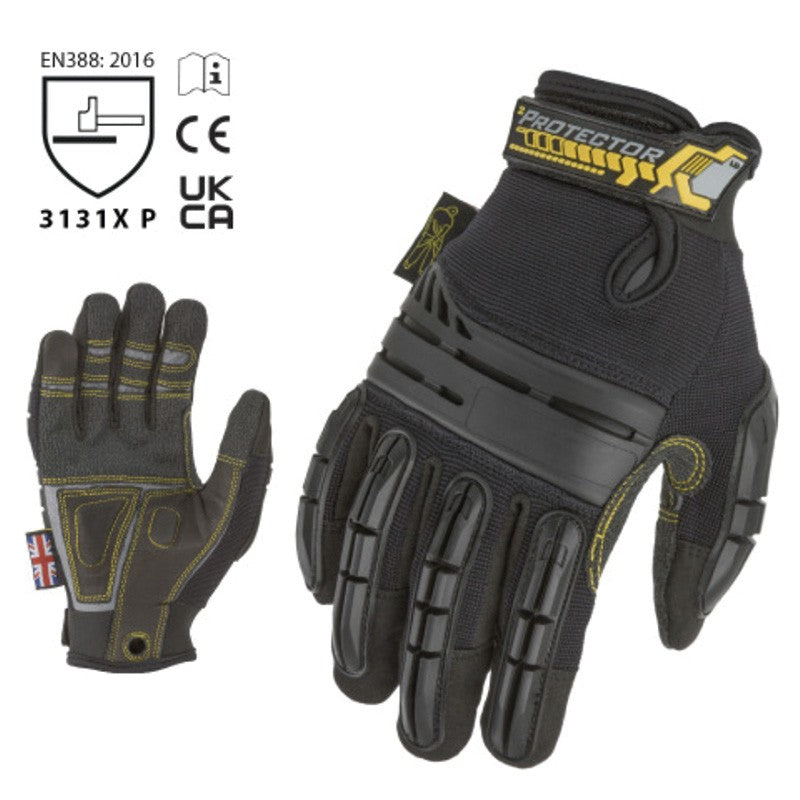 Dirty Rigger Protector Full Finger V3.0 - Guantes de Protección Integral Talla L