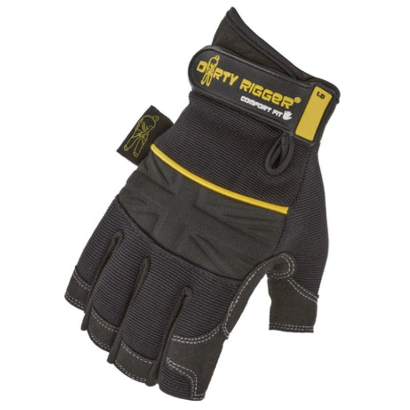 Dirty Rigger Comfort Fit Fingerless - Guante ligero y resistente