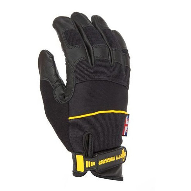 Dirty Rigger Leather Grip Full Finger V2 - Tercera piel en talla XXL