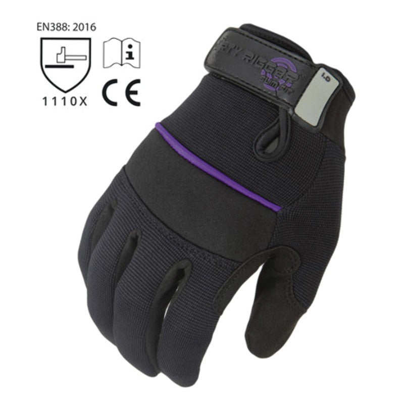 Dirty Rigger SlimFit™ Full Finger - Guantes de trabajo para mujer